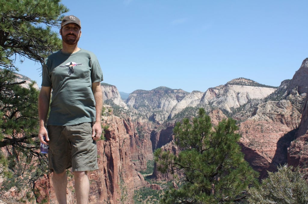 Brian at Zion National Park Angel's Landing June 2011 Brian at Zion National Park Angel's Landing June 2011
