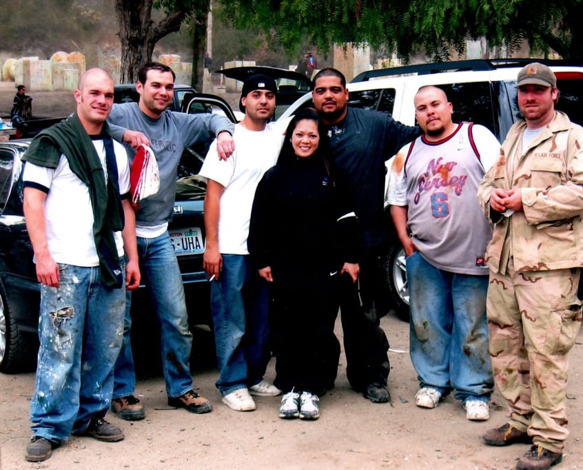 Wachter Irvine, California office playing paintball Wachter Irvine, California office playing paintball